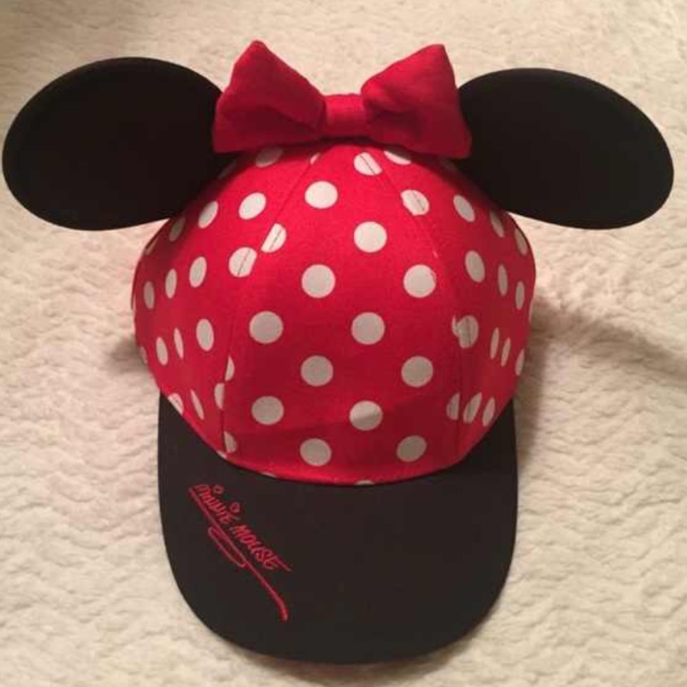 Minnie Mouse Ears Disneyland Snapback